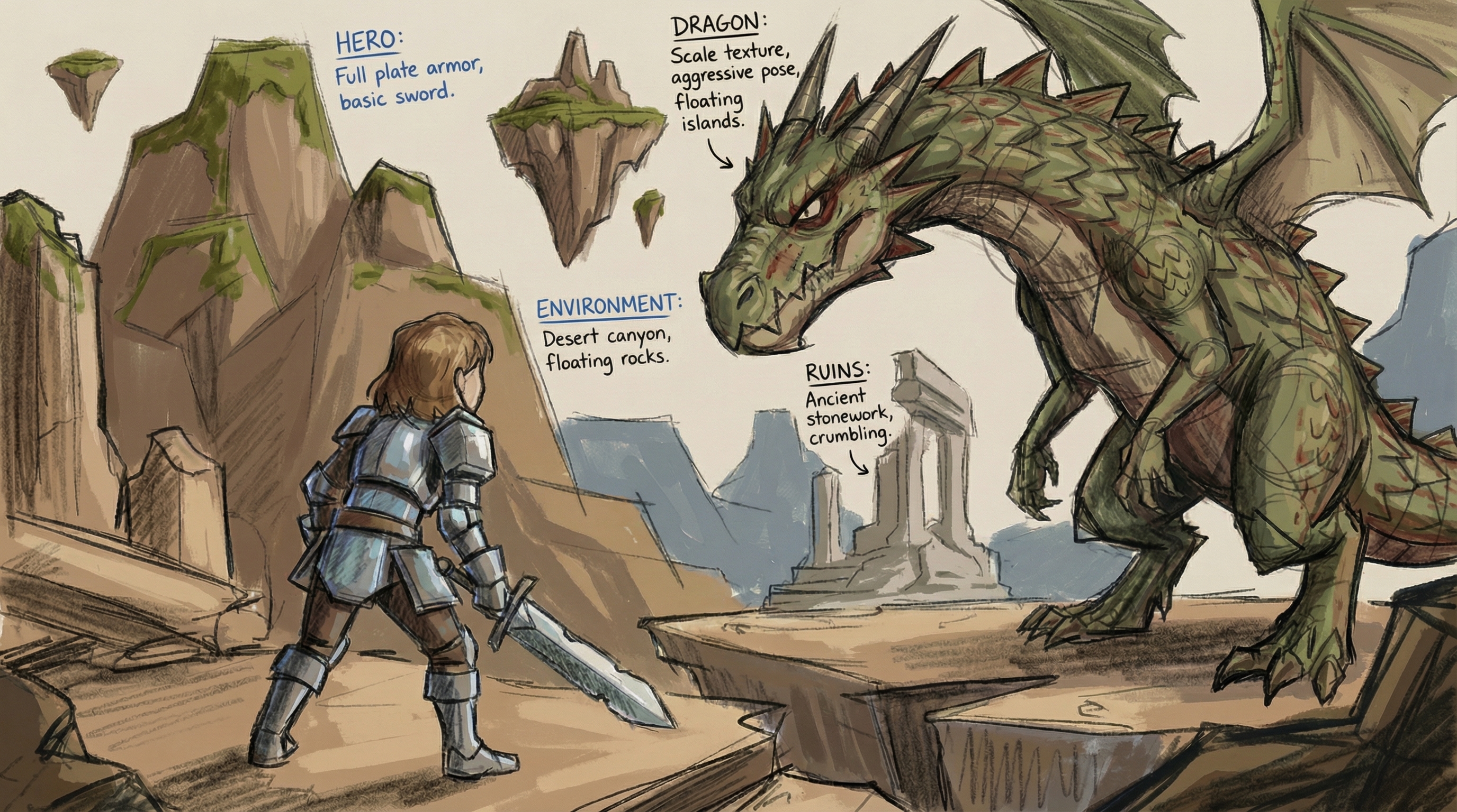 Concept art hero illustration